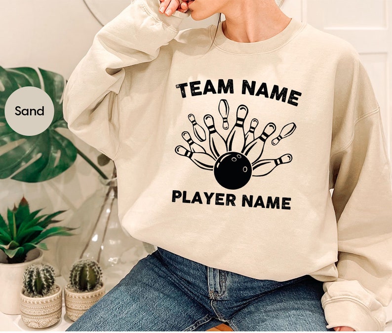 Camisetas de boliche personalizadas, presentes de boliche personalizados, moletons de boliche, camisetas de boliche infantis, camisetas personalizadas com o nome do jogador da equipe imagem 10