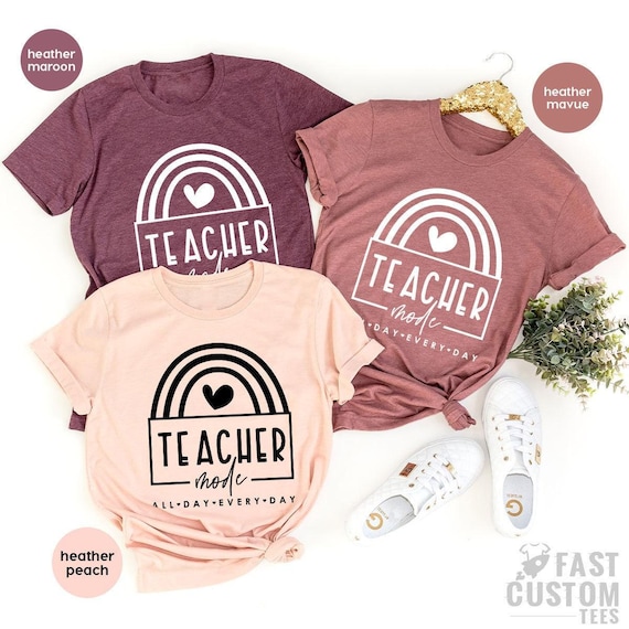 Teacher Mode Shirt, Funny Teacher Shirt, Gift For Teacher, Teacher Appreciation Shirt, Teaching Shirt