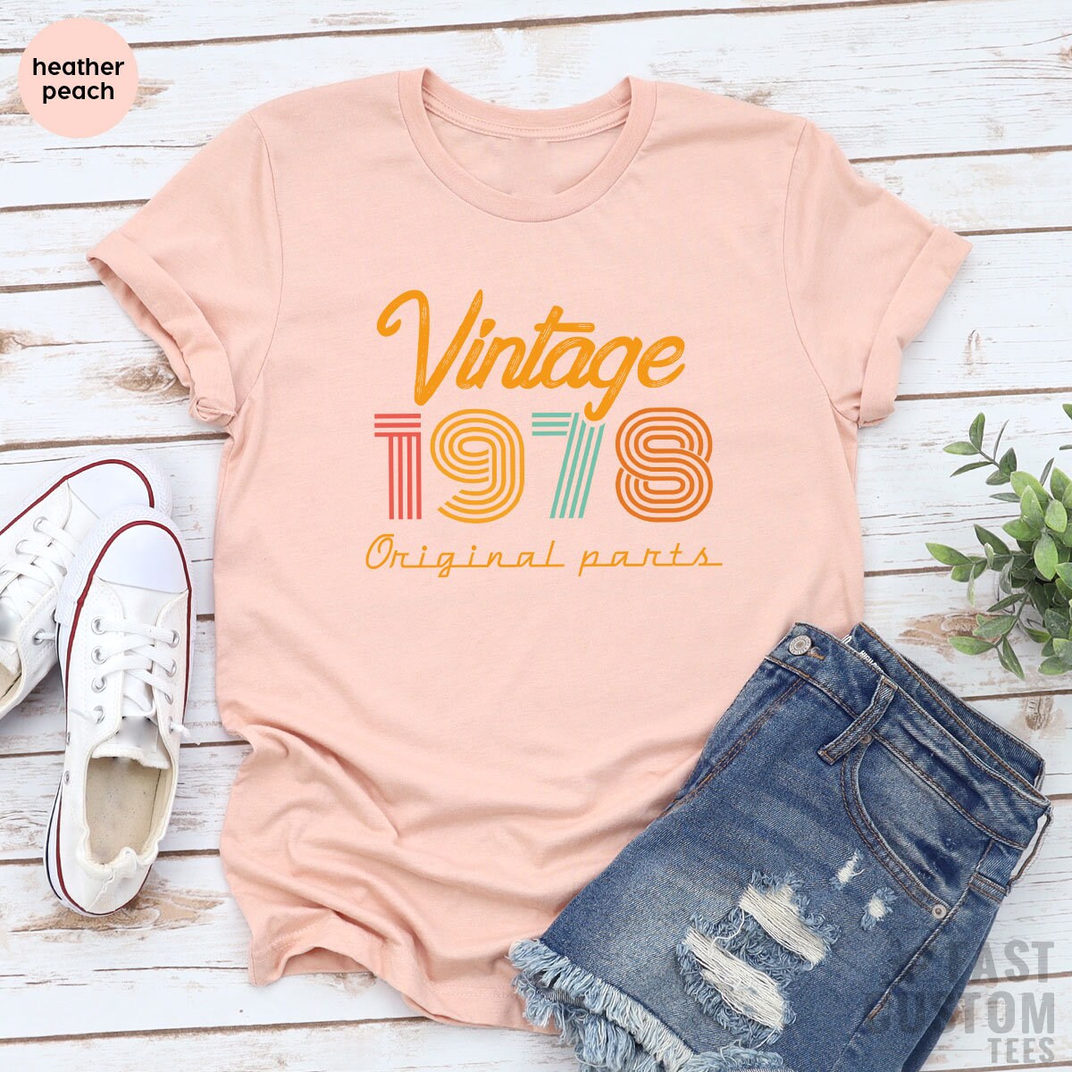 1978 Vintage Stars Birthday T-Shirt - Aged To Perfection 47th Birthday Gift For Men