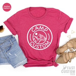 Camping Shirt, Custom Camp Shirt, Gift For Campers, Camp Squad Shirt, Adventure Lover Shirt, Camping Buddie Shirt, Friend Camping Shirt image 5