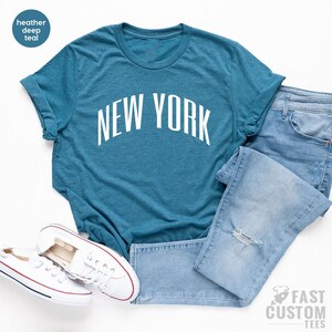 New York City Shirt, New Yorker Shirt, NYC Shirt, New York T-shirt, New York Shirt, East Coast Shirt, New York Lover Gift, Nyc Women Shirt image 2