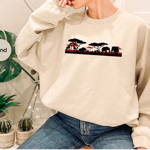 Animal Shirt, Nature T-Shirt, Vacation Sweatshirt, Safari Shirt, Elephant Shirt, Zoo Shirt, Graphic Tees, Gift for Her, Wild Shirt image 6