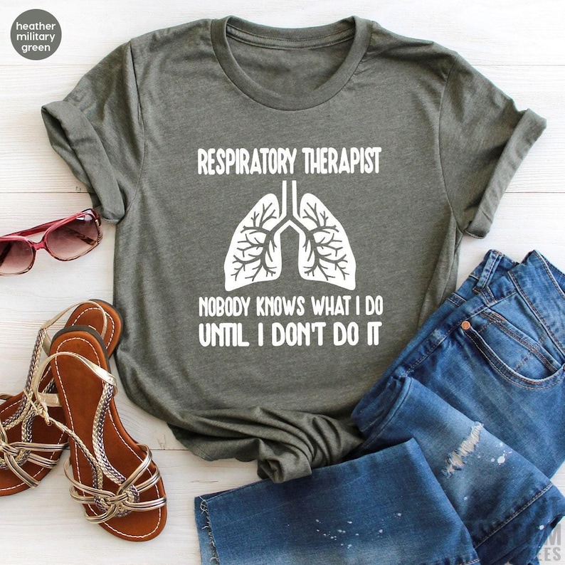 Respiratory Therapist Shirt, Lung Shirt, Respiratory Therapy Shirts, Respiratory Nurse, Respiratory Therapist Gifts, Lung Therapist Shirt image 6