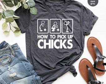 Funy Chicken Shirt, Funny Dad Shirt, Fathers Day Shirt Funny Graphic Tee, Fathers Day Gift, Funny Men Shirt, Funny Woman TShirt
