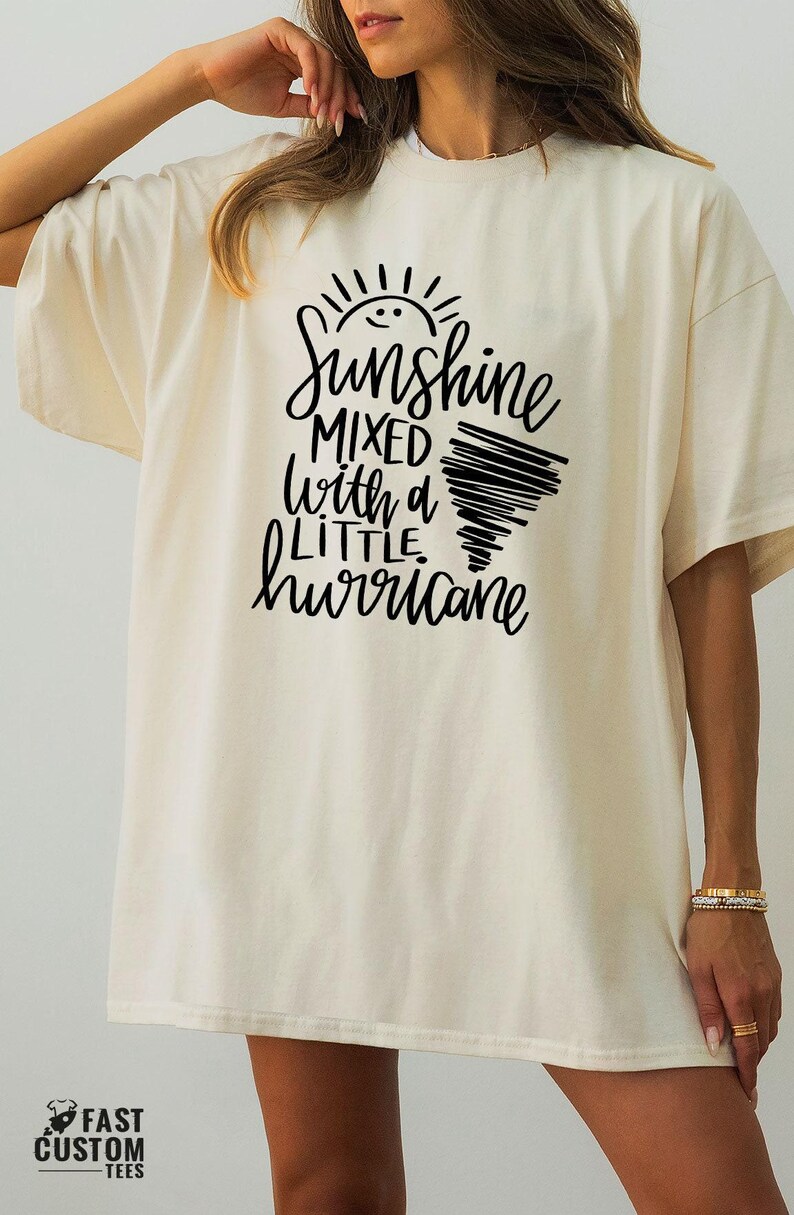 Hurricane Shirt, Vacation Graphic Tees, Sunshine Shirt, Funny T-Shirt, Summer Shirt, Sarcastic Gifts, Nature T-Shirt, Shirt for Women image 5