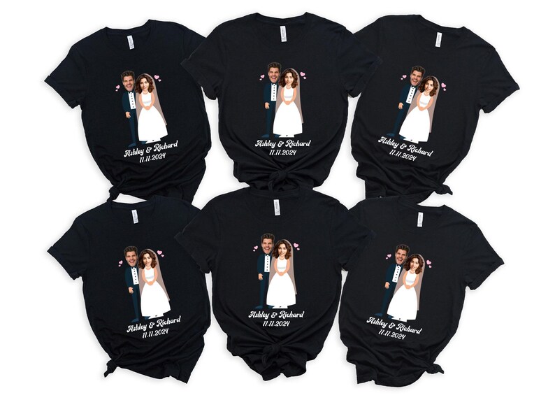 Personalisiertes Braut-Shirt, Personalisiertes Junggesellinnenabschieds-Shirt, Junggesellinnenabschieds-Shirt, Outfit für den Junggesellinnenabschied, Personalisierte Brautgeschenke, Shirt für die Brautparty Bild 7
