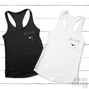 Bear TShirt, Funny Bear Tee, Cute Bear Shirt, Bear Pocket TShirt, Little Bear Shirt, Animal Pocket Shirt, Bear Graphic Tee image 8