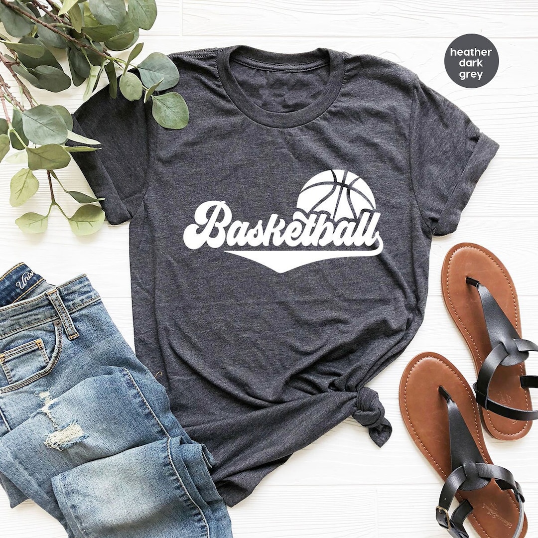 Basketball Graphic Tees Basketball Team Shirts Basketball Etsy
