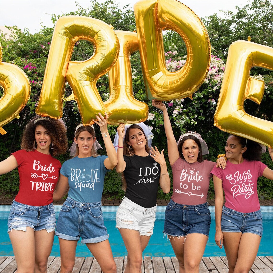 Bride Crew Shirt Bridal Party Shirt Bride Group TShirts Etsy