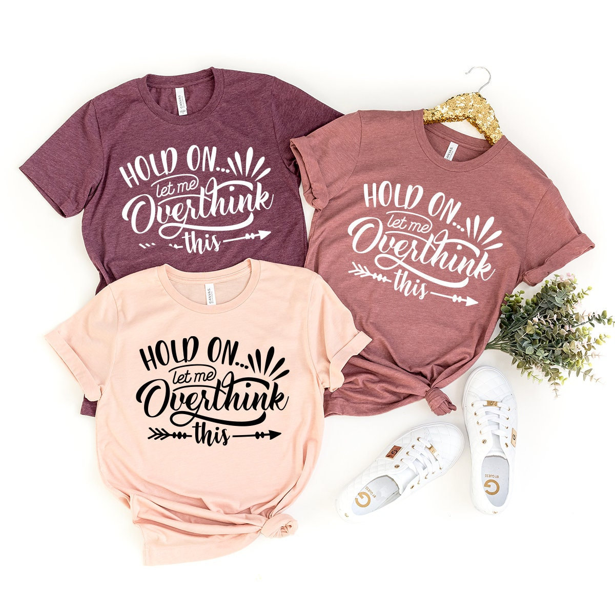 Drole De Dicton T Shirt Hold On Let Me Overthink This Shirt Etsy Canada