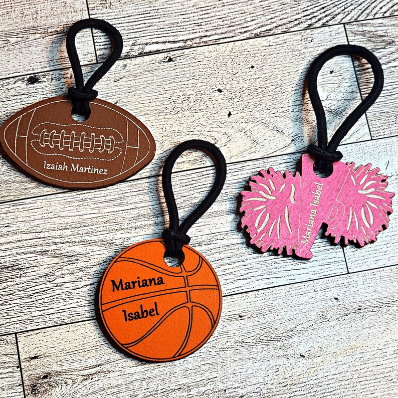 Sports Water Bottle Name Tag School Sports Hang Tag Custom Etsy