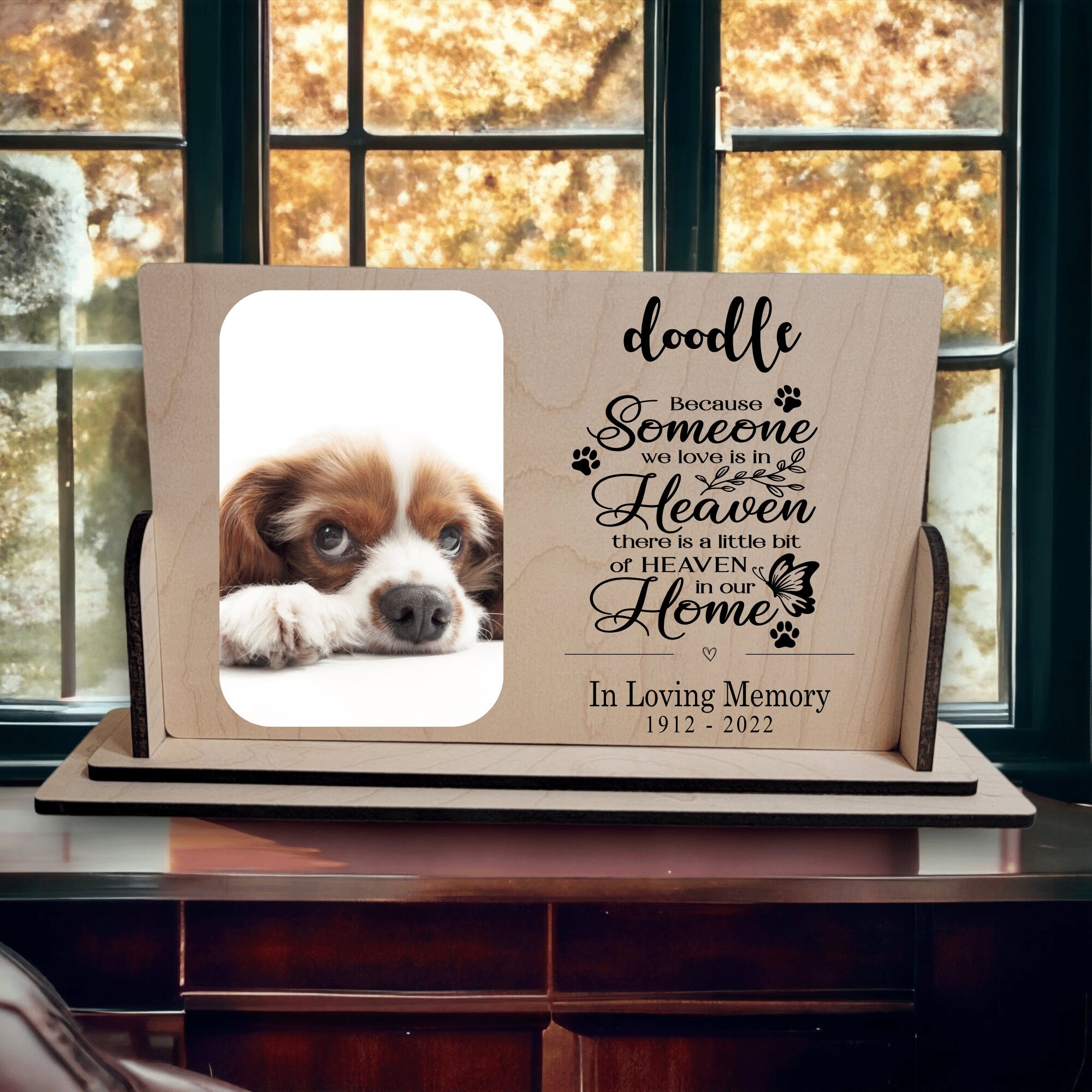 Pet Memorial Photo Frame - Loss of Dog - Loss of Cat - Sympathy Gifts ...