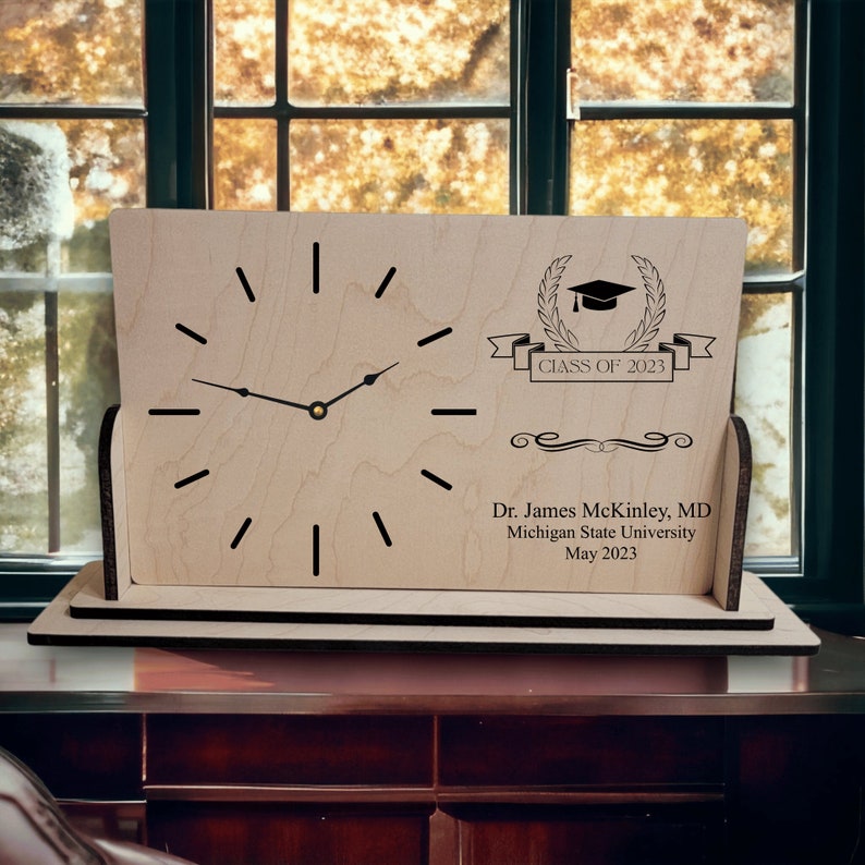 Graduation Gift - Graduation Clock - College Graduate Gift for Doctor ...