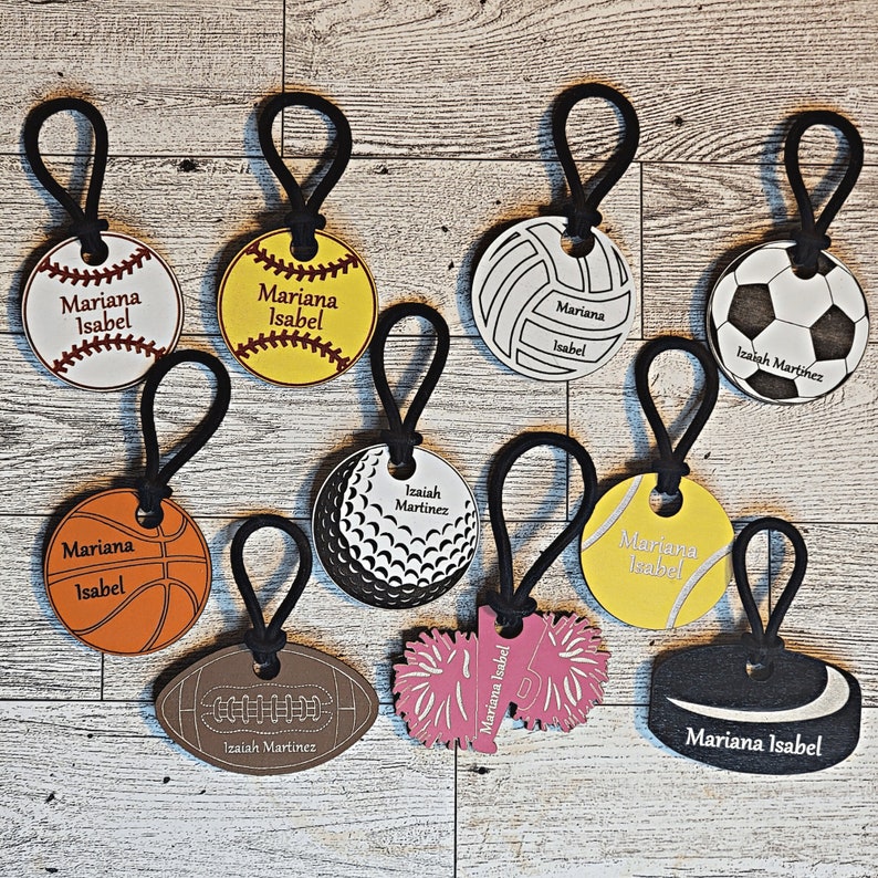Sports Water Bottle Name Tag School Sports Hang Tag Custom - Etsy