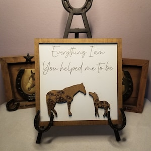 Christmas Gift for Mom Horse Sign - Birthday Gift for Dad  - Animal Sign 2025 Gifts - Stepmom Gift - Mentor Gift - Bonus Mom Horse Lover