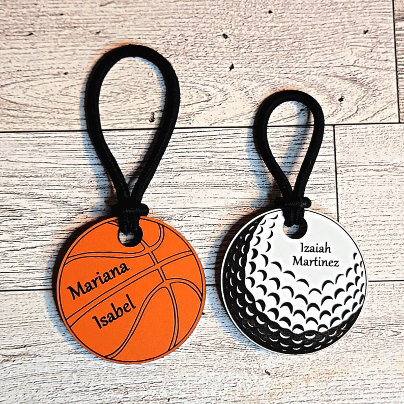 Sports Water Bottle Name Tag School Sports Hang Tag Custom Etsy