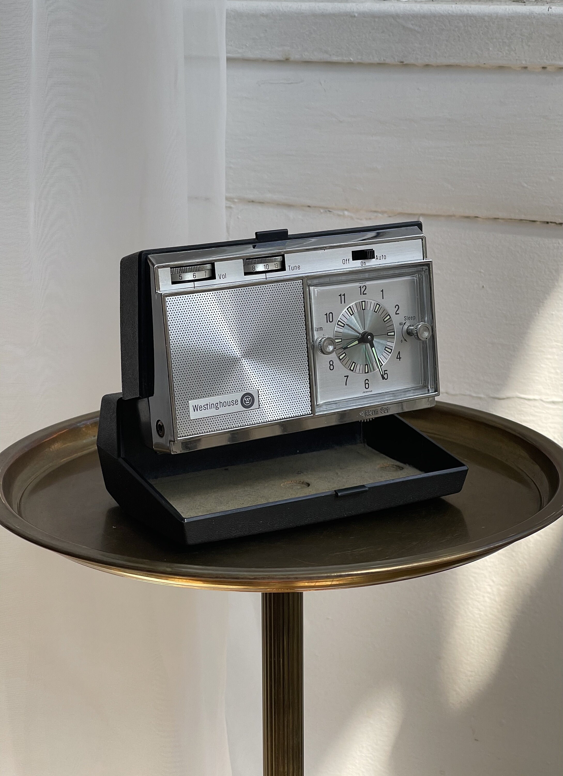 Vintage westinghouse travel clock radio Etsy