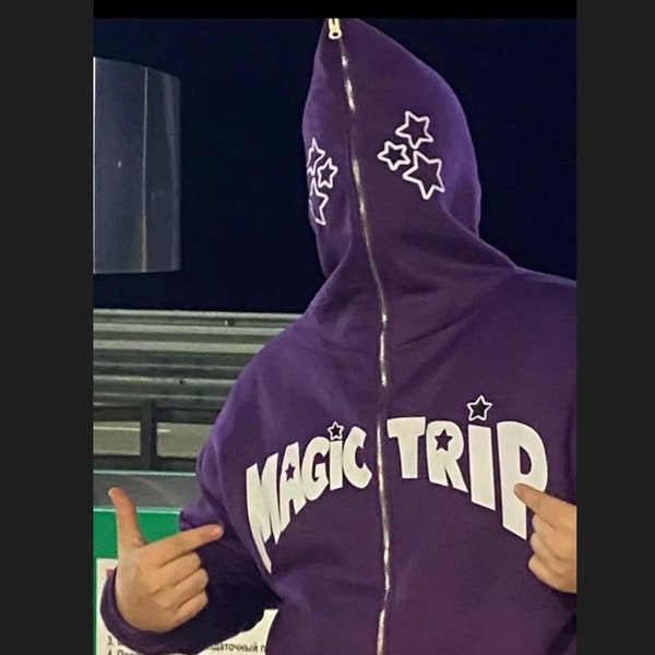 magic trip zip up hoodie