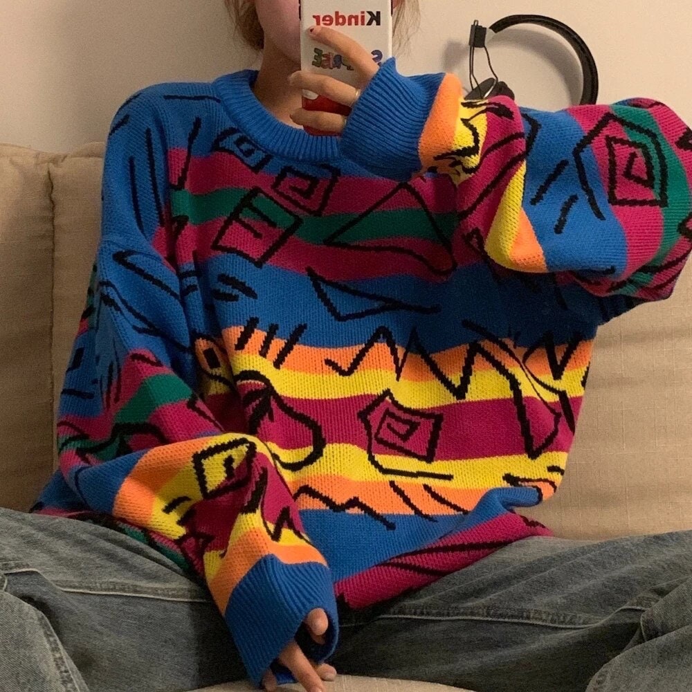 Oversized Sweater Vintage - Etsy