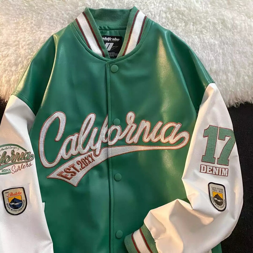 American Racing Varsity Jacket veste de course vintage veste Etsy France