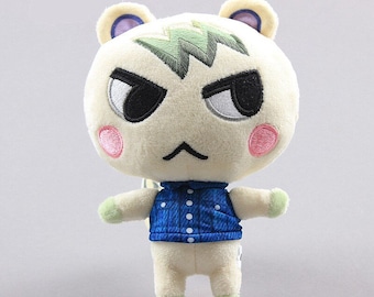 9cm Animal Crossing New Horizons Marshal Plush Doll Keychain Stuffed Toy Gift