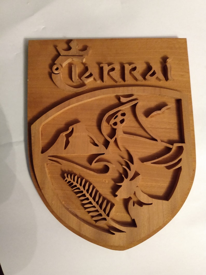 Hand crafted wooden sports plaques any team any crest made Etsy