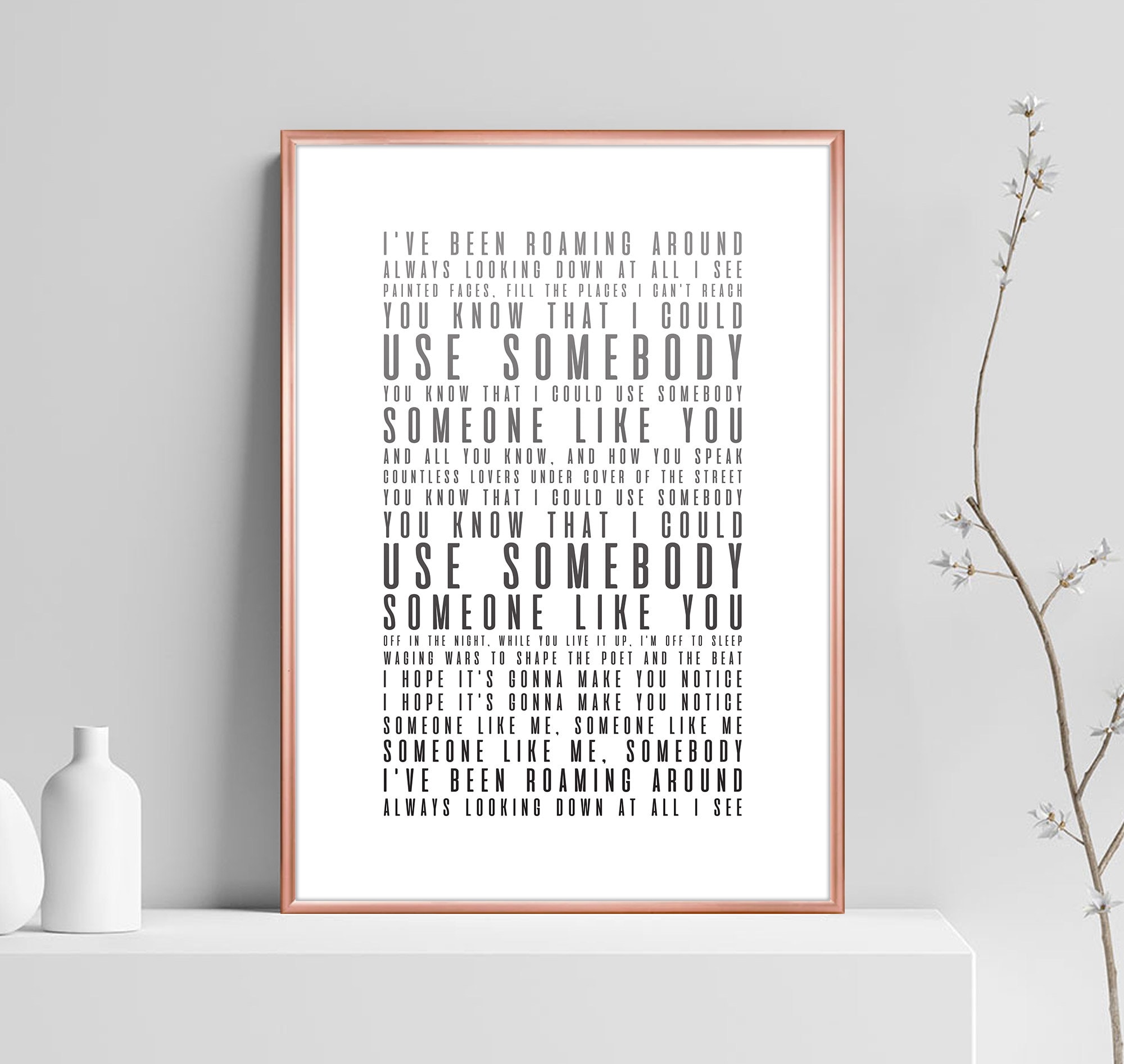 Kings of Leon Song Lyrics Someone Like You Wedding Song Etsy