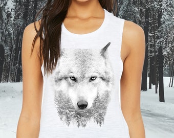 part wolf t shirt