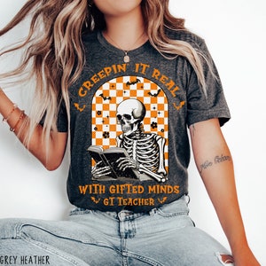 Halloween Gifted Teacher Shirt GT Teacher Shirt Gifted and Talented Teacher Team Shirts Retro Halloween Teacher Shirt Fall Halloween Shirt