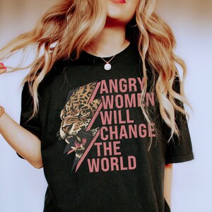 Feminist Shirt Womens Rights Tiger Activist Tee Social Justice Pro Choice Roe V Wade Empowered Women Smash The Patriarchy My Body My Choice