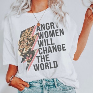 Feminist Shirt Womens Rights Tiger Activist Tee Social Justice Pro Choice Roe V Wade Empowered Women Smash The Patriarchy My Body My Choice