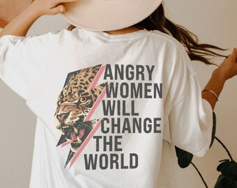 Feminist Shirt Womens Rights Tiger Activist Tee Social Justice Pro Choice Roe V Wade Empowered Women Smash The Patriarchy My Body My Choice