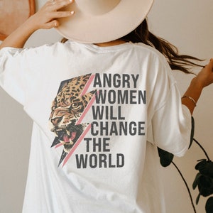 Feminist Shirt Womens Rights Tiger Activist Tee Social Justice Pro Choice Roe V Wade Empowered Women Smash The Patriarchy My Body My Choice