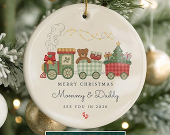 Pregnancy Announcement Ornament New Baby Ornament For New Parents See You In 2026 Announcing Pregnancy Christmas Ornament For Expecting Mom