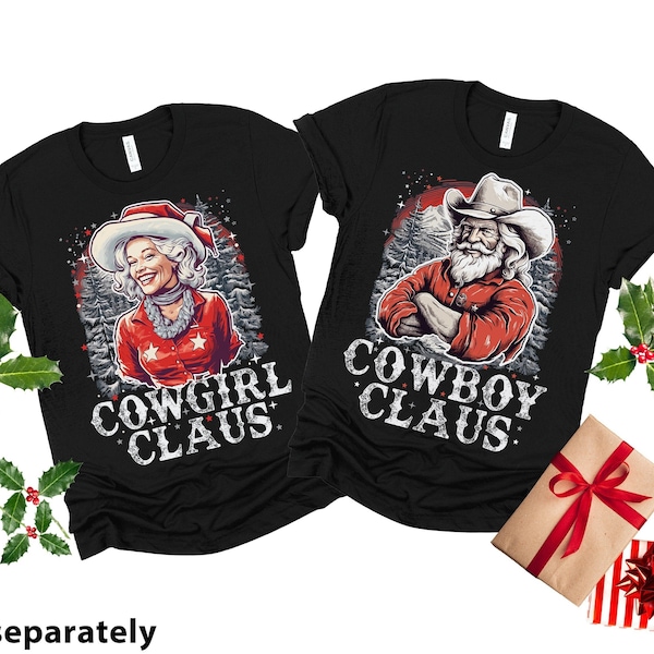 His and hers christmas t shirts