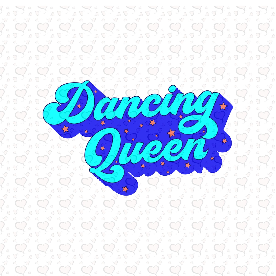 Dancing Queen Retro Sublimations, Vintage Sublimations, PNG Clipart