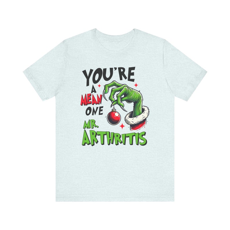 Ortho Nurse Christmas Shirt Orthopedic Nurse Shirt Funny Skeleton Christmas Shirt Ortho Crew Shirts Funny Arthritis Shirt Getting Older Gift Heather Ice Blue