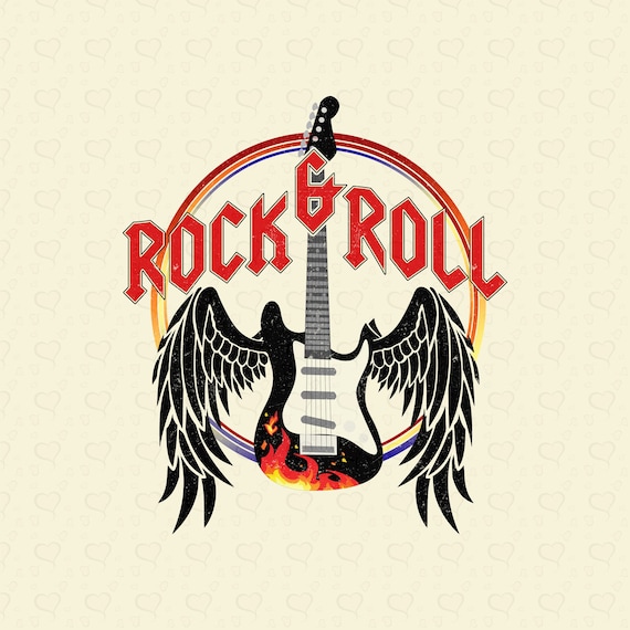 Vintage Rock N Roll T-Shirt Retro Rock Tee Vintage Rock N Roll T-Shirt Retro Rock Tee