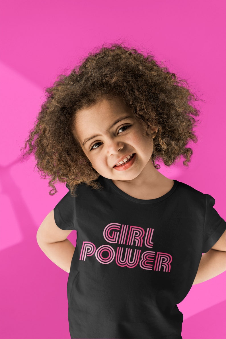 GIRL POWER Tshirt Girl Power Kids Tshirts Girl Power Shirts Etsy
