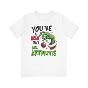 Ortho Nurse Christmas Shirt Orthopedic Nurse Shirt Funny Skeleton Christmas Shirt Ortho Crew Shirts Funny Arthritis Shirt Getting Older Gift White