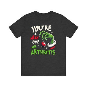 Ortho Nurse Christmas Shirt Orthopedic Nurse Shirt Funny Skeleton Christmas Shirt Ortho Crew Shirts Funny Arthritis Shirt Getting Older Gift Dark Grey Heather