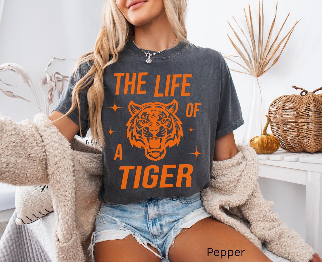 Tiger Mascot Shirt the Life of a Tiger Tee School Spirit Shirts ...
