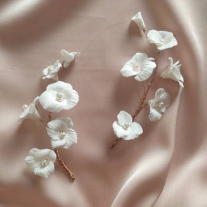 ANNABELLE twig bridal clip