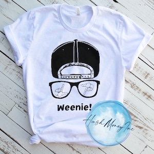 L 7 Weenie Shirt, L7, 90s Shirt, Weenie Shirt, Baseball love shirt, Squints,  Red, Orange, Green, Yellow, Blue, or White