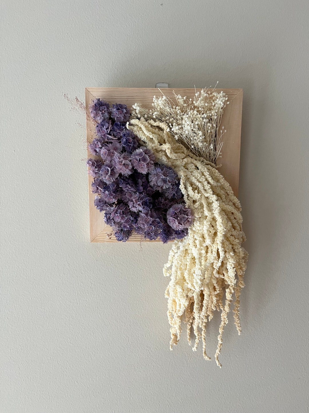 Hanging Dried Flower Arrangement Etsy