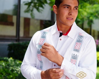 Multicolored Guayabera Shirt