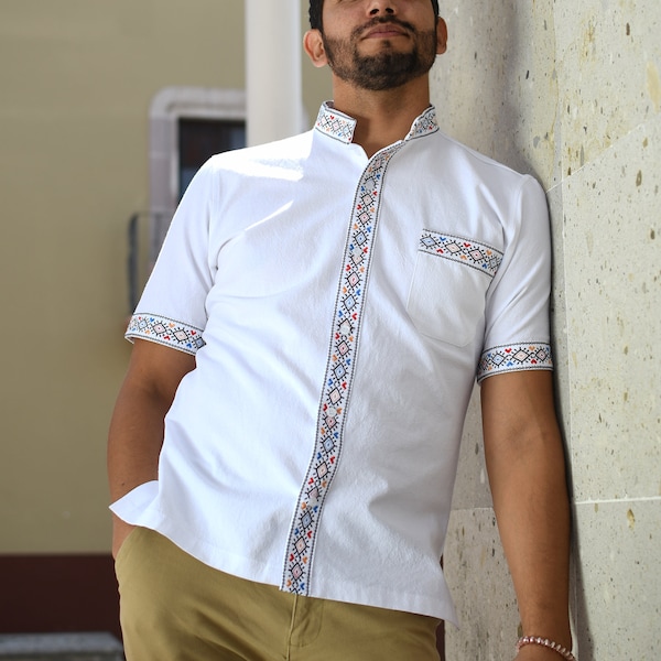 Embroidered Guayabera Shirt CL