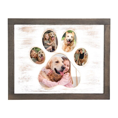 Pawprint Picture Frame Etsy