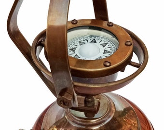 Antique Ship Compass Etsy