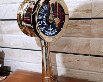 Personalized Ship Engine Telegraph, Ship Order Engine Working Telegraph,Handcrafted Decor,Gift for sailor, gift for navy , Christmas Gift